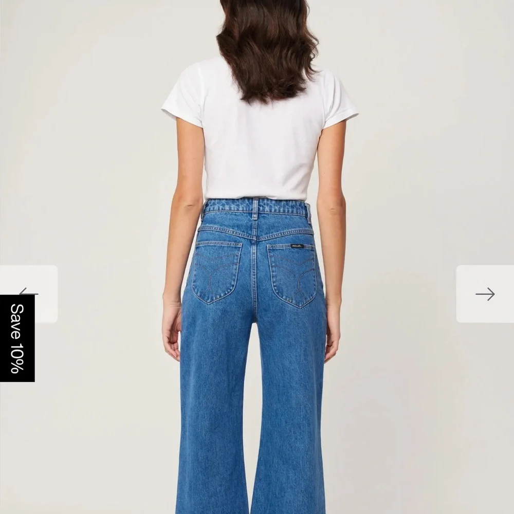 Rolla’s sailor jean in color Ashely Blue. - Picture 2 of 6
